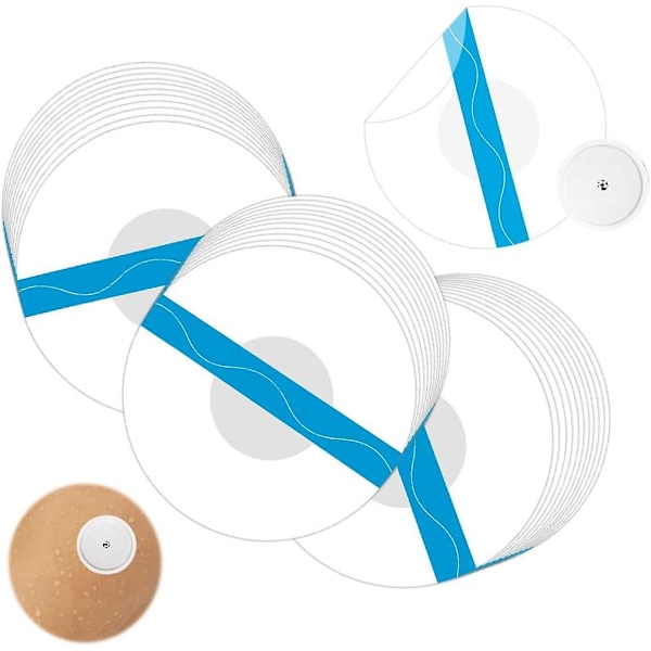 Freestyle Libre 2 Plaster 40-pak Hudvennlig Freestyle Libre Patch Libre Patch 1 2 & 3 Vannbestandig Selvklebende & Klart Plaster For Sport 14 Dager