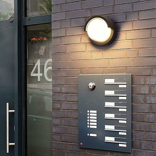 Ulkoseinävalaisin 7W LED-lamput Vedenpitävä moderni matala profiilivalaistus 3000K seinävalaisin
