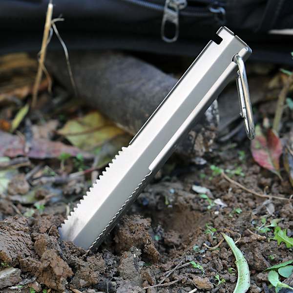 1 stk. titanium havemanual savtakset spade til udendørs camping