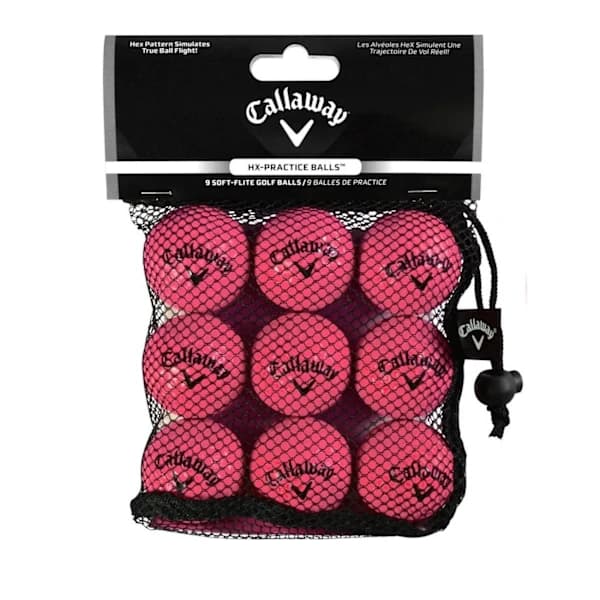 Callaway Soft Flight Golfbollar (9-pack) En Storlek Neonrosa