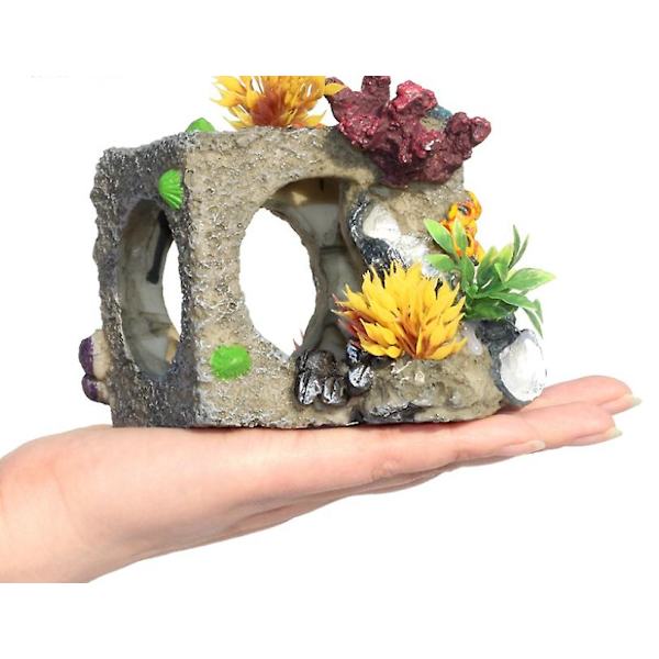 Kuutio Habitat Akvaariokoriste Koko 11*11*10cm