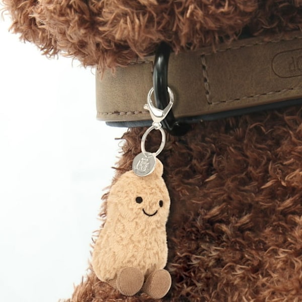 Jellycat Amuseables Peanut Plysdyr, 10 cm Jellycat Plysdyr Sjov Gaveidé Klassisk Børnegave