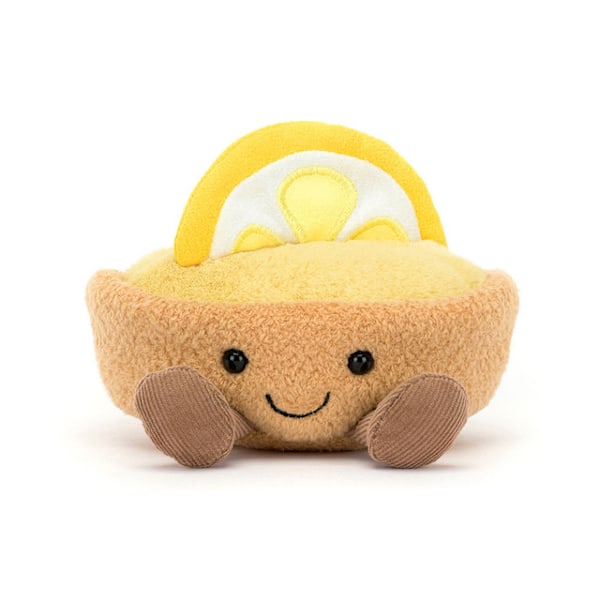 Jellycat Citrontårta Plyschleksak, Gosedjur, Rolig Inredning och Present