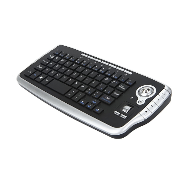 1 stk Mini 2 i 1 trådløst mus tastatur EU-version