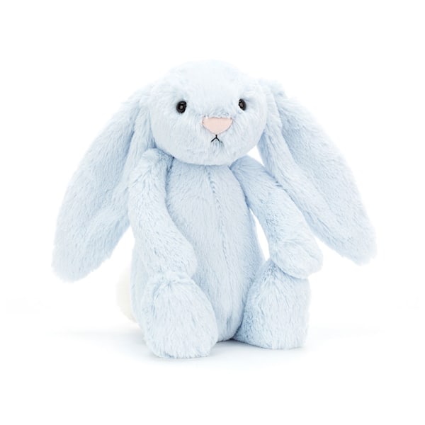 Jellycat Bashful Luxe Luna -kani pehmolelu, valtava 51 cm | Kani ja pupu pehmolelu | Klassinen lastenlahja blue 51cm