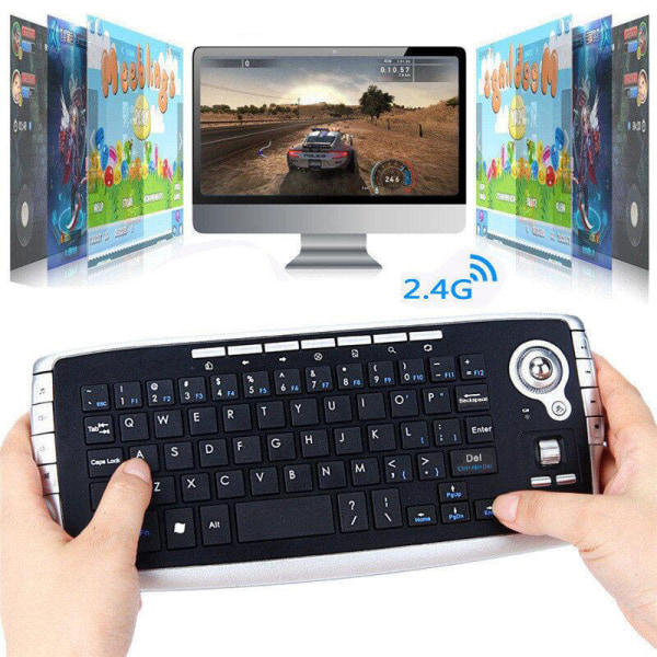 1 kpl Mini 2-in-1 langaton hiiri-näppäimistö EU-versio