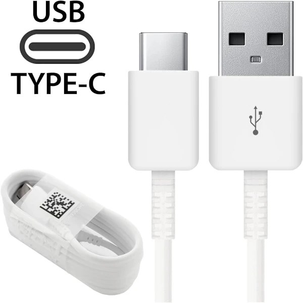 Hurtiglader type C, til Samsung-oplader Android-telefon USB-C-opladning, A