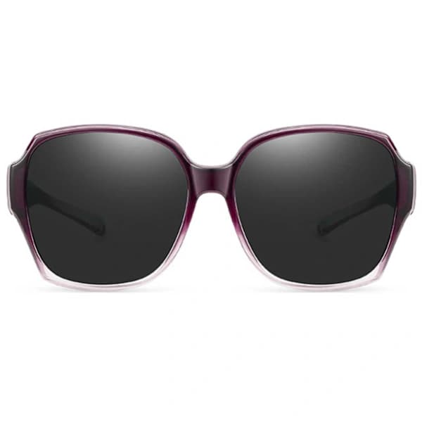 Polariserte Suncovers Solbriller Over Briller lilla purple
