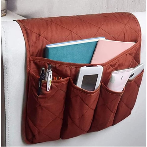 1 styk sofa armlæn desktop indsæt taske sæde hængepose doven