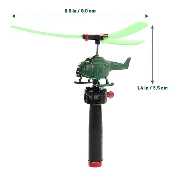 8 st DIY Dragsko Flygplan Leksaker Flygplan Vertiplan Leksak Kreativ Rolig Flygande Leksak