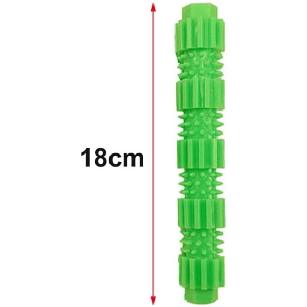 1pcs Green Toothbrush for Puppy Dental Care, Durable Chew Toy