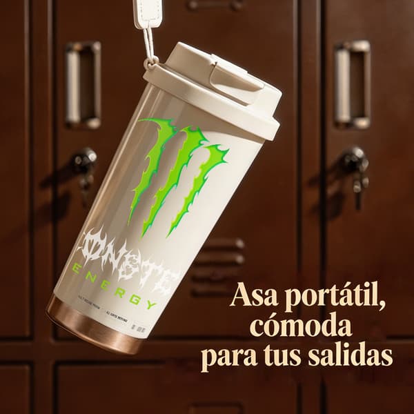 Termokaffekrus 500 ml Genanvendeligt Farverigt Design White