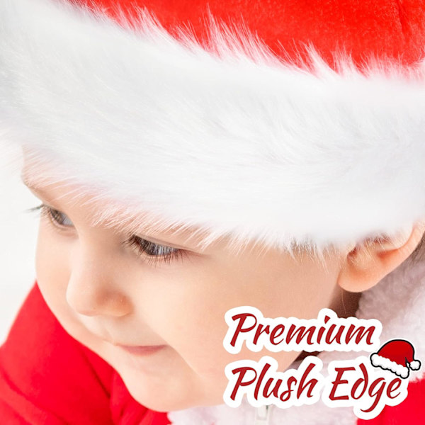 Baby Santa Hat, Baby Christmas Hat, Klassisk Tykkere Pels Nyfødt
