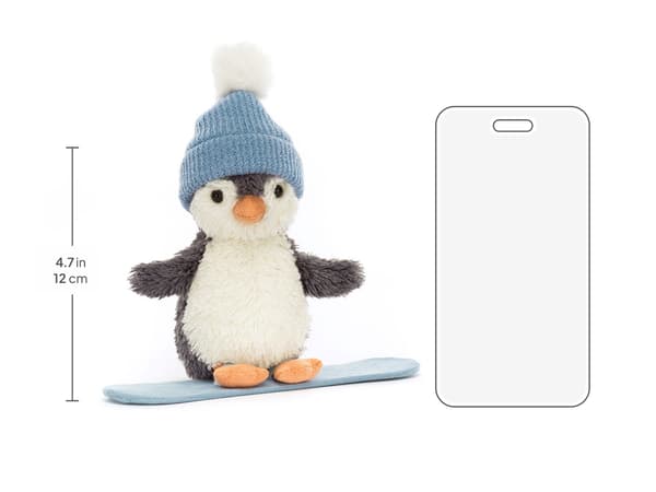 Jellycat Peanut Penguin lumilautaileva pehmolelu 18cm