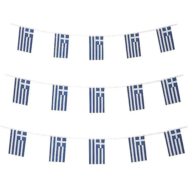 Greske flagg Små greske flagg Mini flagg vimpel bannere dekorasjoner - Hellas -,A