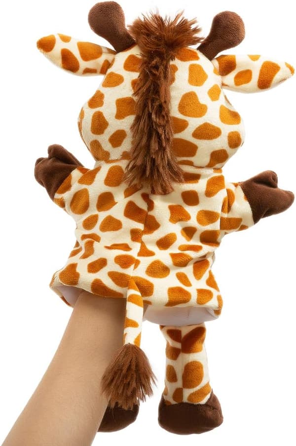 Djurdockor Giraff Handdockor Leksaker Sika Zoo Djurdockor 35 cm Tan