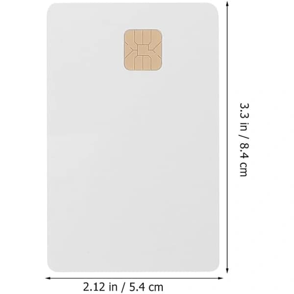 8 st Tomma PVC Smart Chip-kort kompatibla med Passerkontrollsystem, A