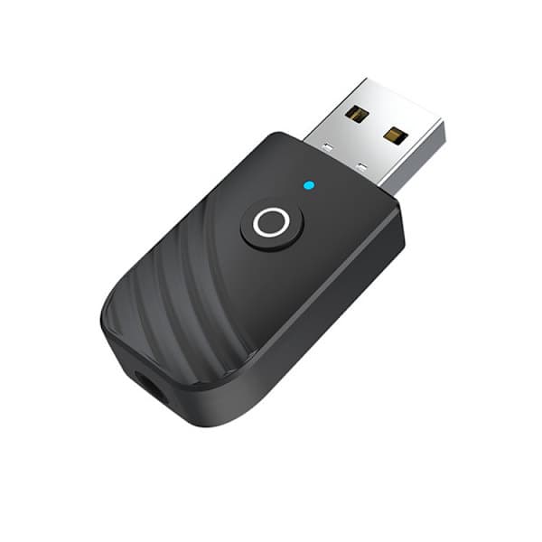 Bluetooth USB-sovitin, 5.0 langaton 3-in-1 USB-lähetin, A