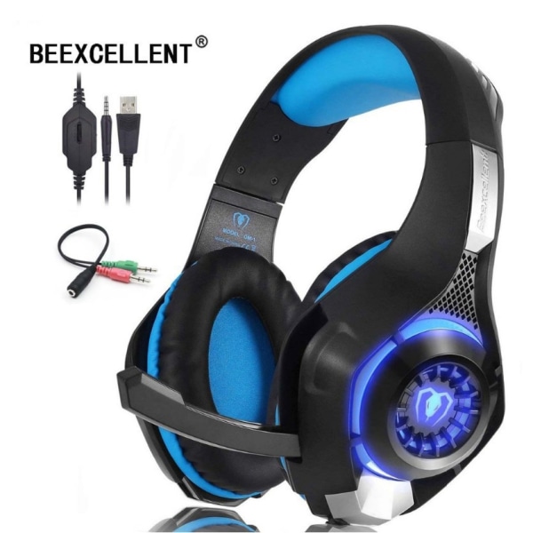 1 kpl Beexcellent GM-1 headset pelikuulokkeet PS4 kuulokkeet