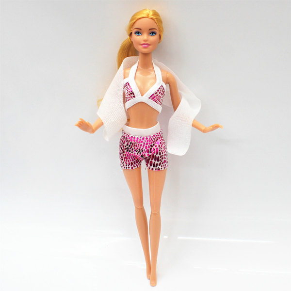 30 cm Barbie-docka, baddräkt som ändrar färg, baddräkt i ett stycke, bikini