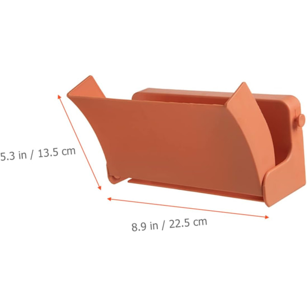 1 stycke (Orange) Väggmonterad Vikbar Skoställ Vikbart Fäste