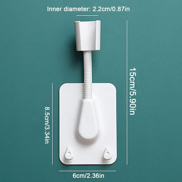 3-pack duschhuvudhållare 360° justerbar duschfäste