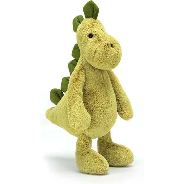 Jellycat Bashful Dino - Udstoppede dyr, Medium 23 cm Dinosaur Plyslegetøj, Klassisk Gave til Børn Medium 30cm
