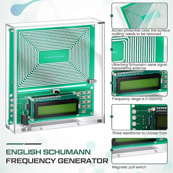 Justerbar Sinusbølge Resonansgenerator 0,01-30000Hz Ultralavfrekvensgenerator Resonator Lydfrekvensmaskin