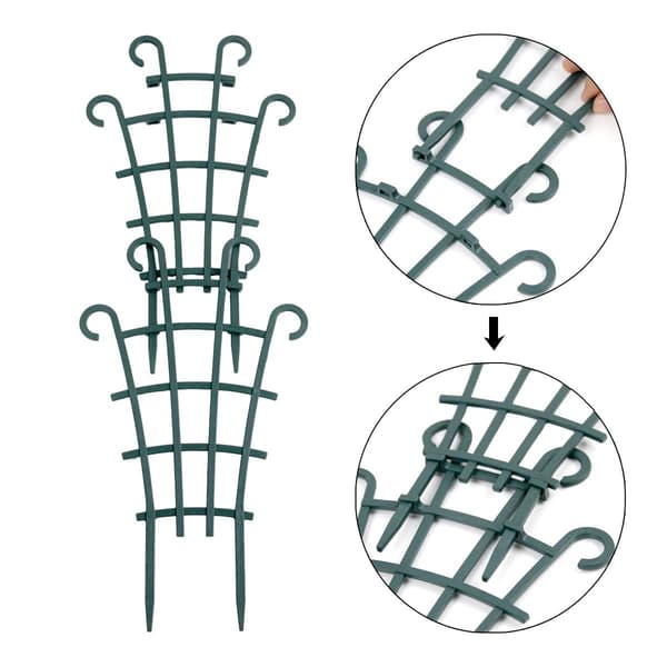6 stk plantegitter for klatreplanter