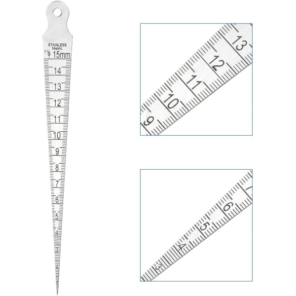 1 Keglemåler 1-15mm Målere med høj præcision