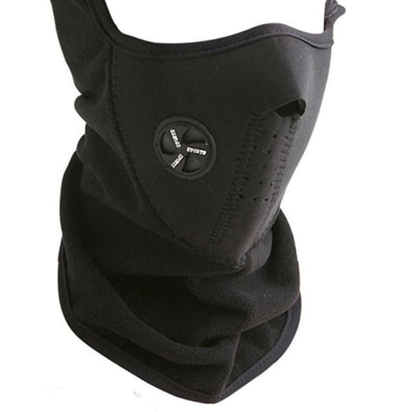 Halvmaske i neopren - Sort Sort one size,|
