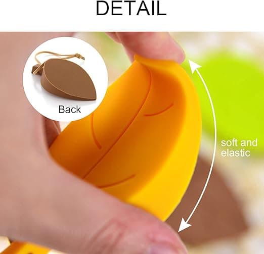 4-pack Dörrstopp, Bladsdörrstopp, Tjock Silikon