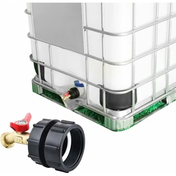 Adapter for IBC-beholder 2  \" fin gjenge, slangekoblinger, A