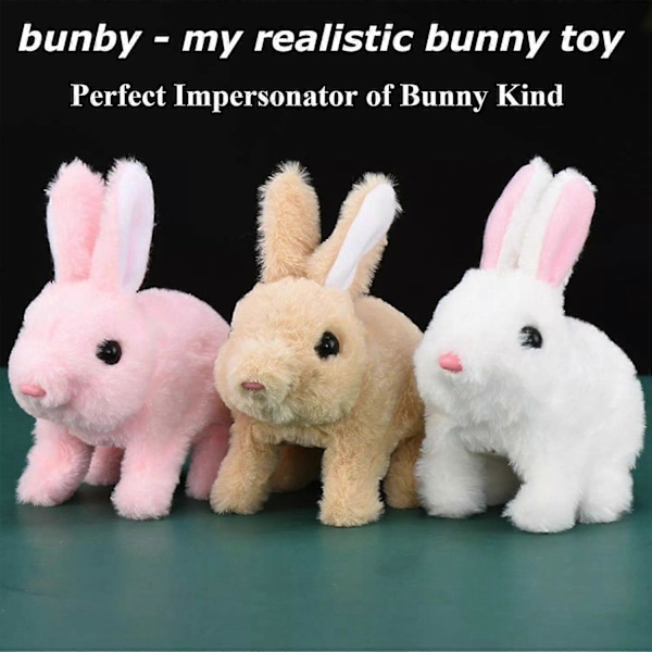 Bunby - Min Realistiske Kaninleke, Realistisk Kaninleke for Barn carrot white with light