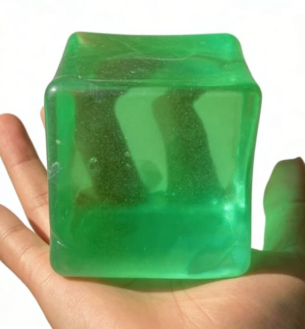 Stor klembar isbit-fidgetleke for barn, sensoriske fidgets – grønn Green