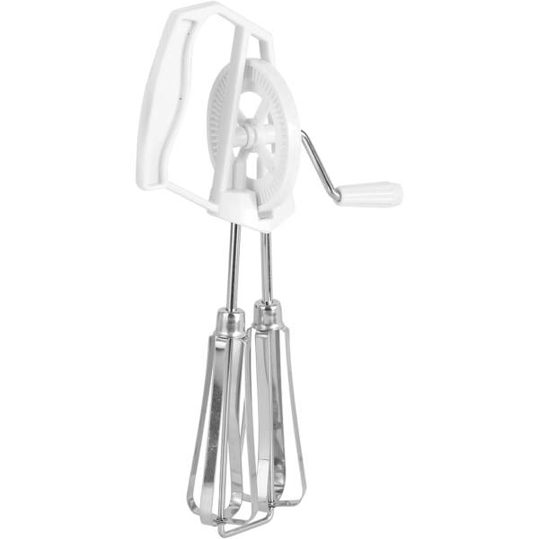 1pc Double Rotation Hand Crank 430 Stainless Steel Cake Dough