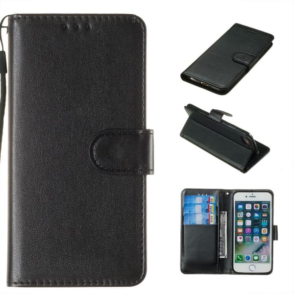 iPhone 7/8/SE (2020/2022) - Pung Etui - Sort Sort,y
