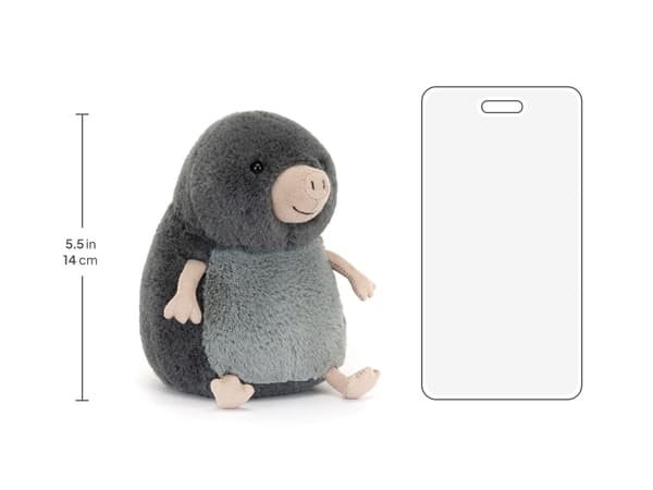 Jellycat 15cm Muswell Mullvad mjukdjur