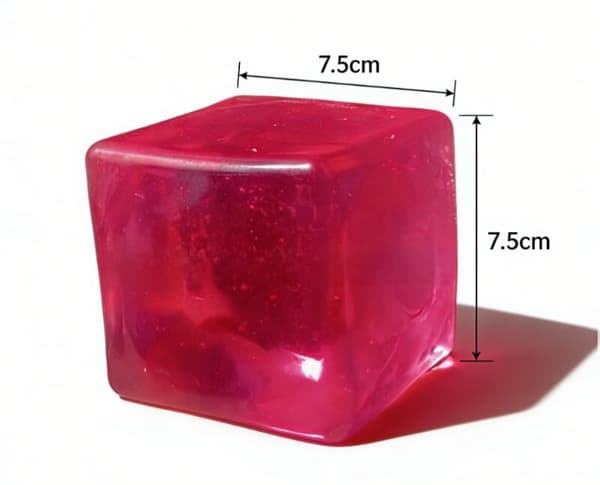 Stor klembar isbit-fidgetleke for barn, sensoriske fidgets – rosa Pink