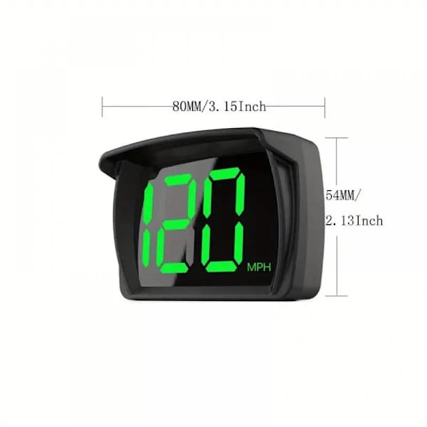 Digitalt speedometer til bil, Plug and Play, Enhed KM/H, Biltilbehør, A