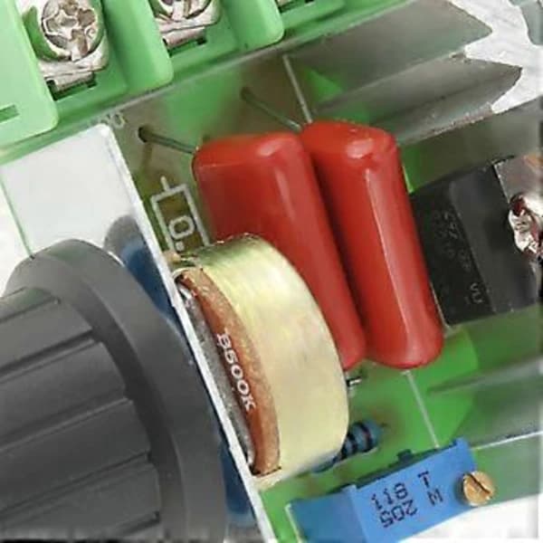 AC 220V 2000W 25A AC Motorvarvtalsregulator Spänningsregulator LED-dimmer, A