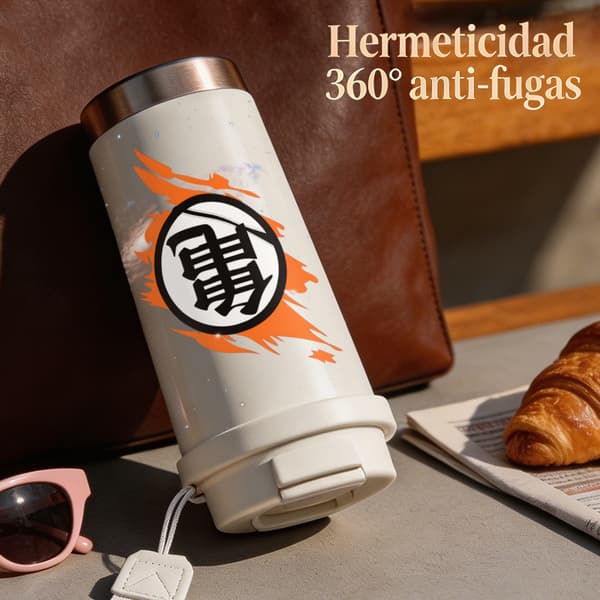 Kaffetermos 500ml Rustfritt Stål Kunstnerisk Design Pink