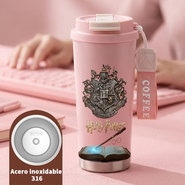 Termokopp 500ml 316 Rustfritt Stål Moderne Design Pink