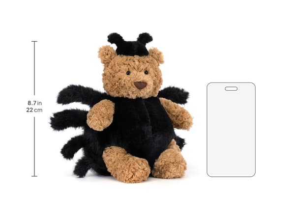 Jellycat 26cm Bartholomew Bear Hämähäkki pehmolelu