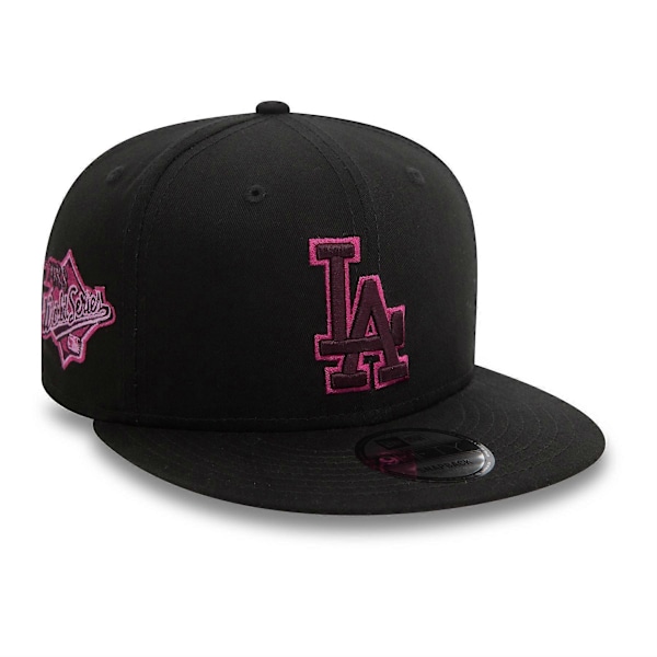 LA Dodgers Seasonal World Series Musta 9FIFTY Snapback -lippis S/M