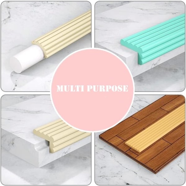 Multifunksjonell hjørnebeskyttelse Baby Safety Bumper DIY Barnehage Hjørnebeskyttelse Mykt etui Hjemmebeskyttelse 2 meter (svart)