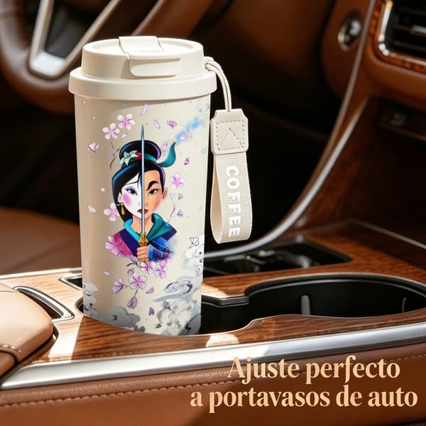 Kaffetermos 500ml 316 Rustfritt Stål Trendy Design Black
