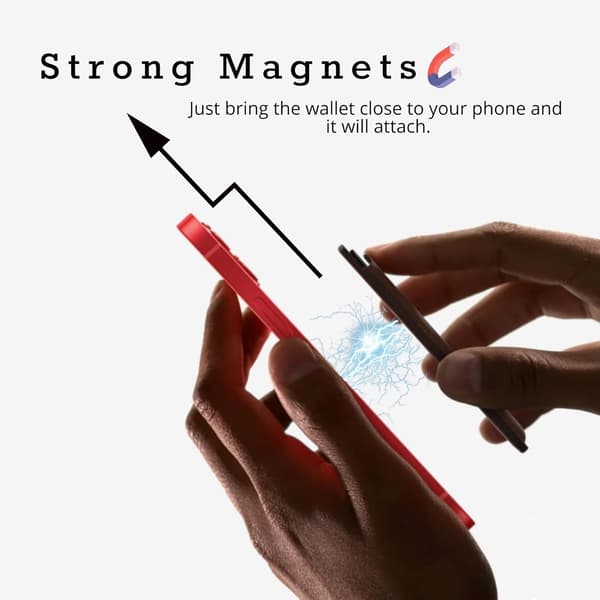 Magnetisk MagSafe-kortklips Svart