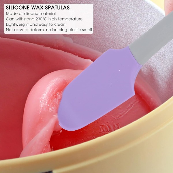 1 st silikon hårborttagningsspatel, vaxning av hårborttagning