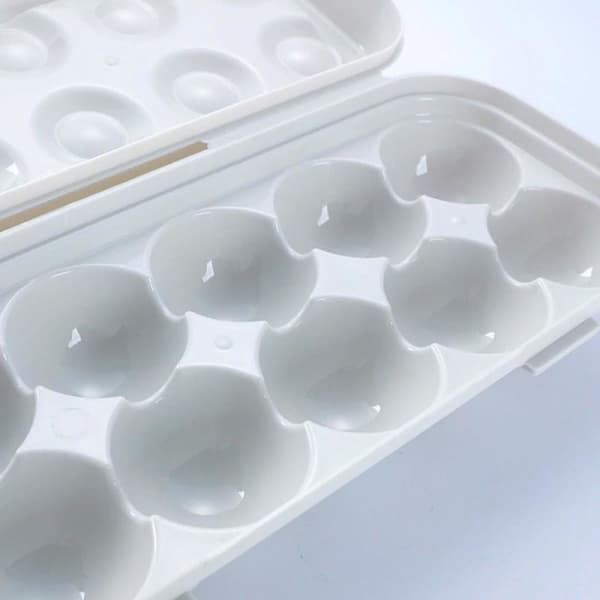 Stabelbar Eggoppbevaring: Frisk, Stilig & Plass til 18 Egg Hvit